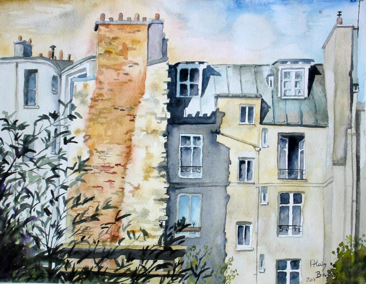 Fenêtres sur cour - Paris XXème