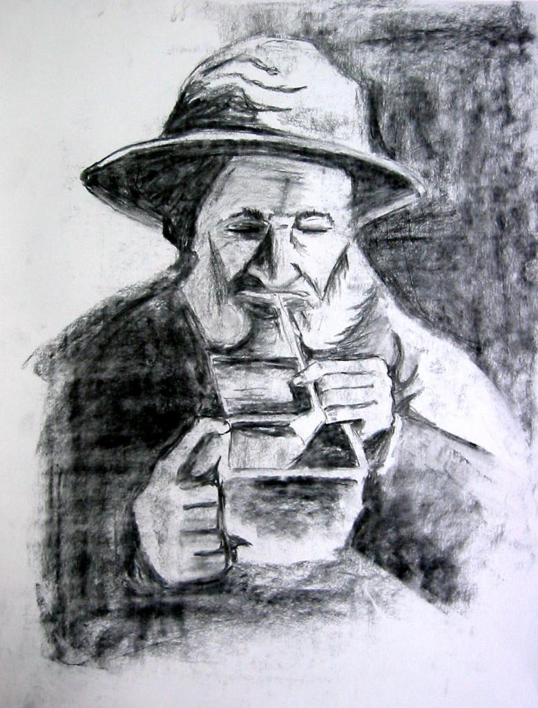 Le fumeur de pipe d'après Van Gogh
